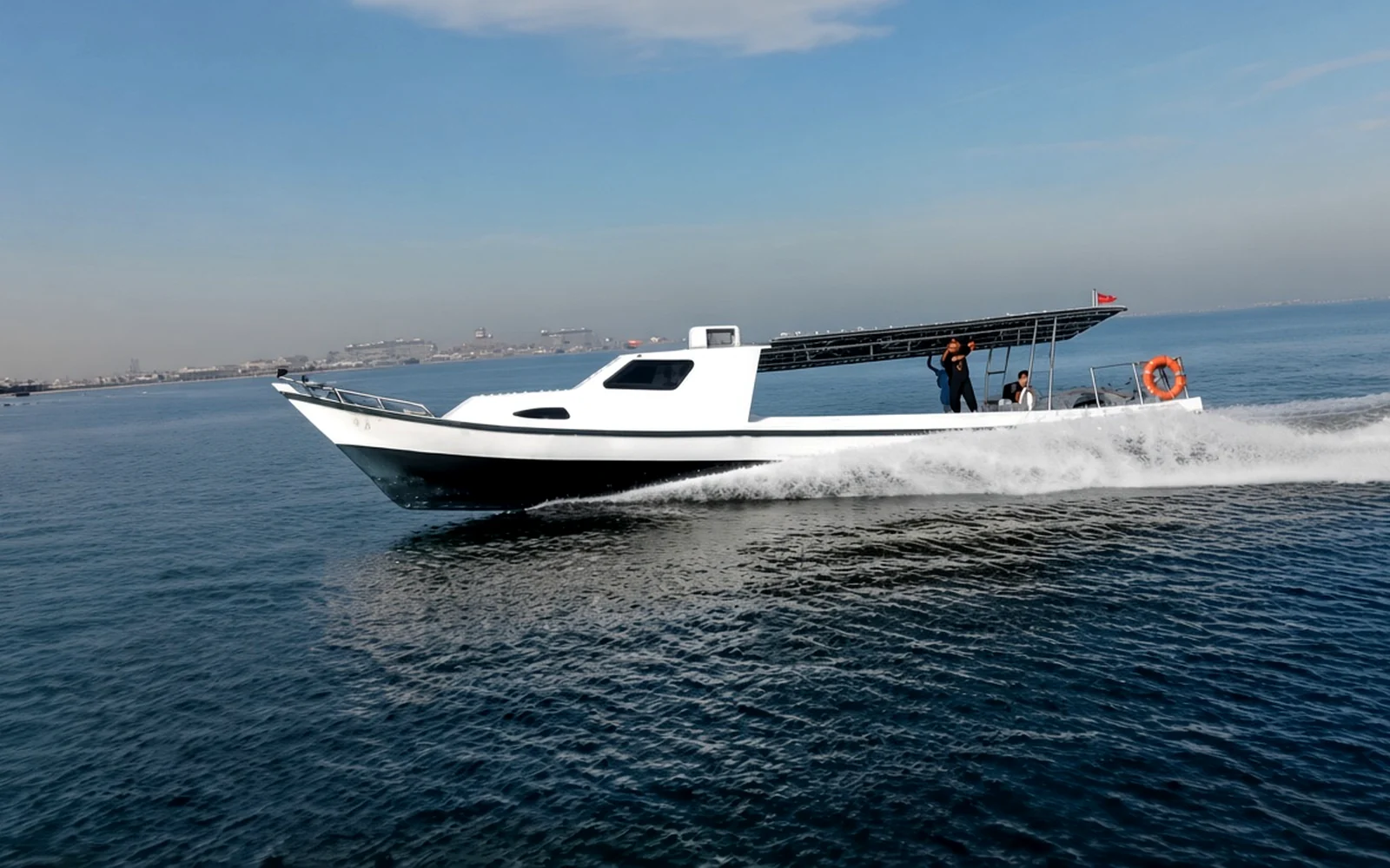 AGM crewboat on charter